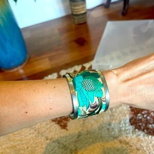 Unique embroidered bracelet